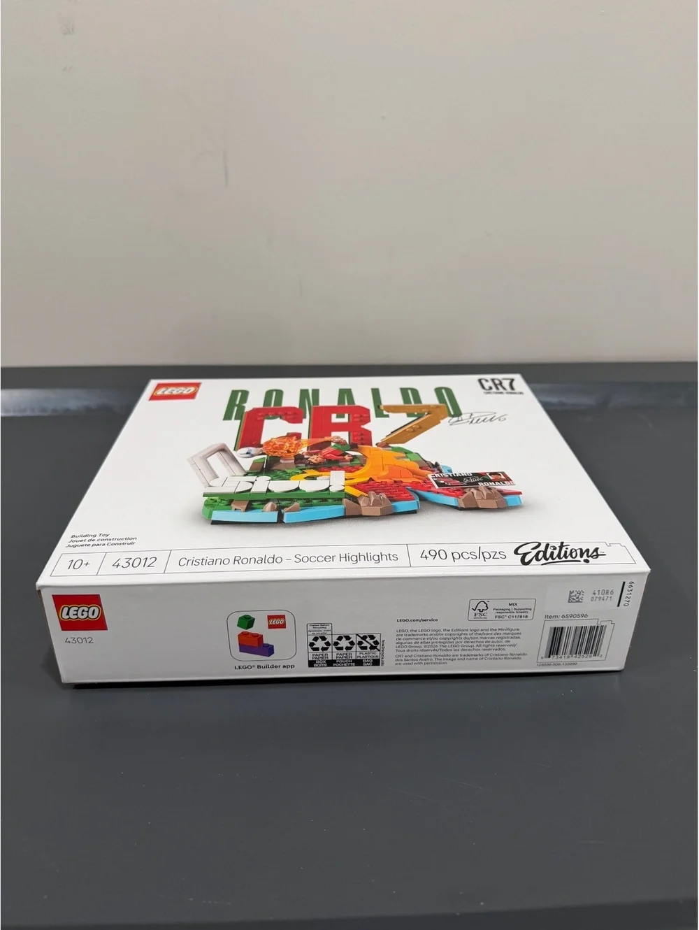 LEGO 43012 Cristiano Ronaldo CR7 Highlights 490pc New Sealed FIFA World Cup 2026